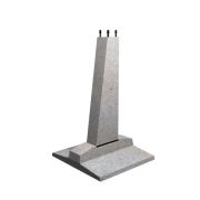 Фундамент составной Ф1.5х1,5-2(плита П1.5х1,5 , стойка К2.3-2)