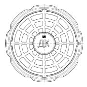 Дождеприемник чугунный круглый тип ДК